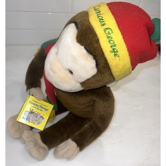 24 Inch Macy's Limited Edition Curious George In the Big Plush With Book - Picture 8 of 11
